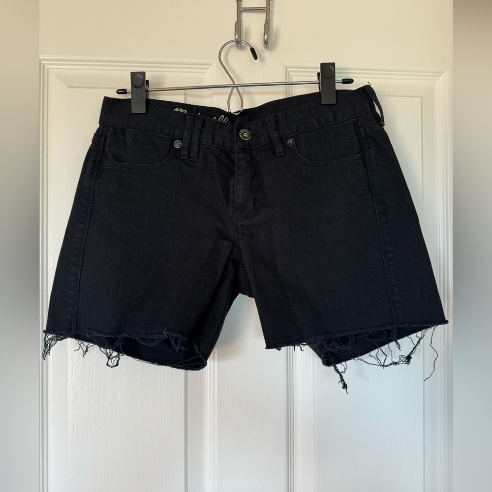 Madewell Jean Shorts Black Size 26